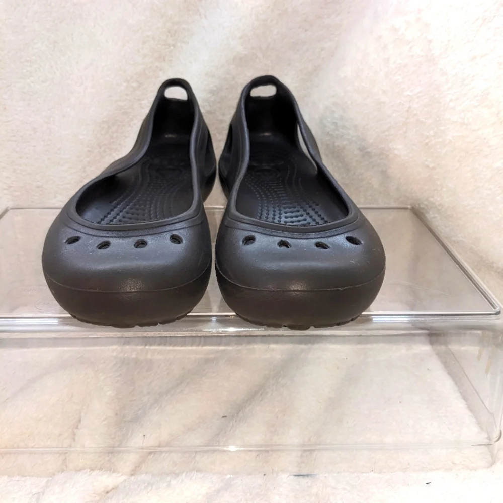 Women's CROCS | Kadee brown flats | size‎ 7